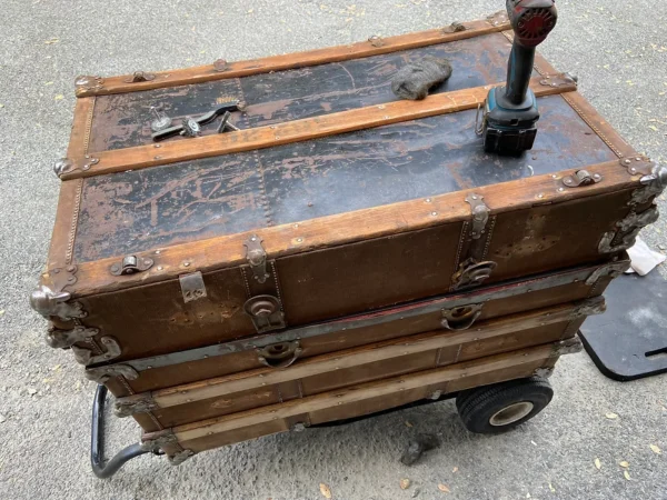 Traveling chest of drawers overseas trunk Before (cir.1890's)
