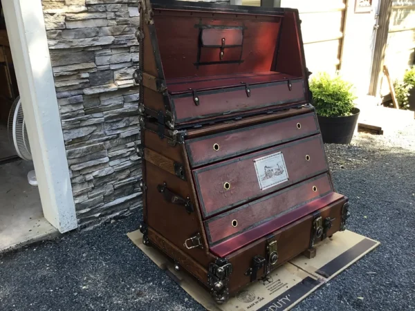 Traveling chest Opened After (cir.1890's)