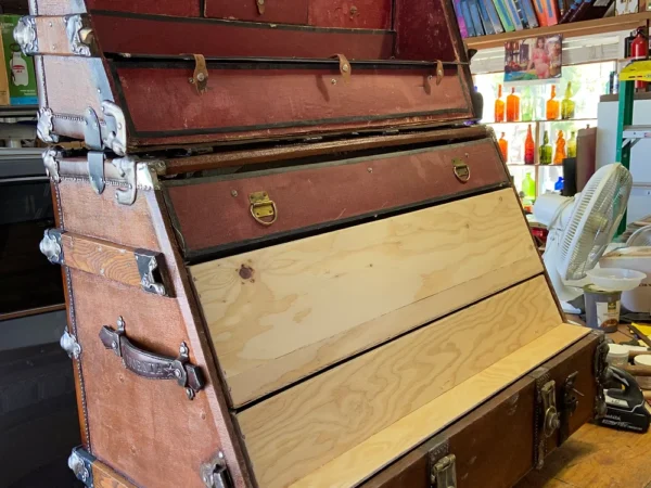 Traveling chest Opened Before (cir.1890's)